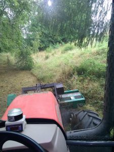 tracteur forestier pour débroussaillage volvestre